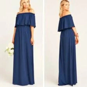 Show Me Your  Mumu Bridesmaid Dress Blue S